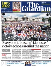 The Guardian () Newspaper Front Page for 2 August 2022