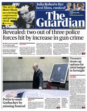 The Guardian () Newspaper Front Page for 2 September 2022