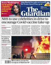 The Guardian () Newspaper Front Page for 30 November 2020