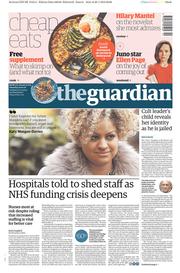 The Guardian () Newspaper Front Page for 30 January 2016