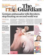 The Guardian () Newspaper Front Page for 30 January 2018