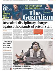The Guardian () Newspaper Front Page for 30 April 2019