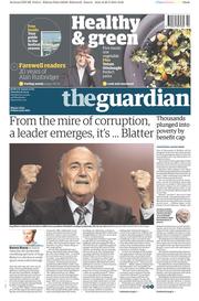 The Guardian () Newspaper Front Page for 30 May 2015