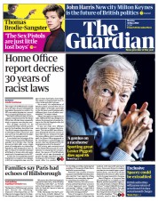 The Guardian () Newspaper Front Page for 30 May 2022