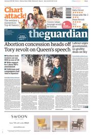 The Guardian () Newspaper Front Page for 30 June 2017
