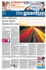 The Guardian () Newspaper Front Page for 30 September 2011
