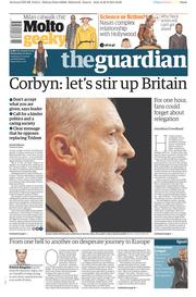 The Guardian () Newspaper Front Page for 30 September 2015