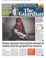 The Guardian () Newspaper Front Page for 30 September 2019