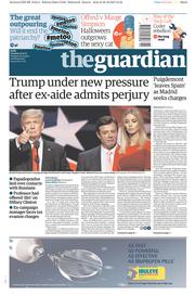 The Guardian () Newspaper Front Page for 31 October 2017