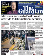 The Guardian () Newspaper Front Page for 31 October 2022