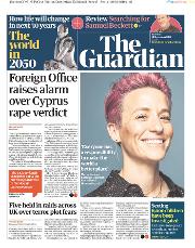 The Guardian () Newspaper Front Page for 31 December 2019