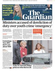 The Guardian () Newspaper Front Page for 31 July 2019