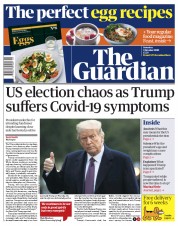 The Guardian () Newspaper Front Page for 3 October 2020