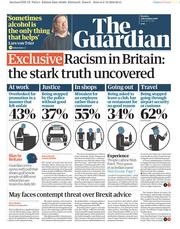 The Guardian () Newspaper Front Page for 3 December 2018