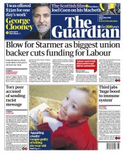 The Guardian () Newspaper Front Page for 3 December 2021