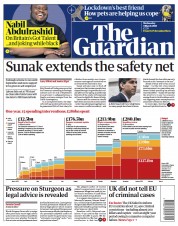 The Guardian () Newspaper Front Page for 3 March 2021