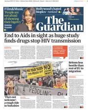 The Guardian () Newspaper Front Page for 3 May 2019