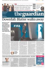 The Guardian () Newspaper Front Page for 3 June 2015