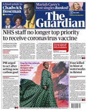 The Guardian () Newspaper Front Page for 4 December 2020