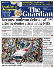 The Guardian () Newspaper Front Page for 4 January 2023