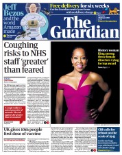 The Guardian () Newspaper Front Page for 4 February 2021