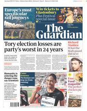 The Guardian () Newspaper Front Page for 4 May 2019
