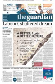 The Guardian () Newspaper Front Page for 4 June 2015