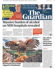 The Guardian () Newspaper Front Page for 4 July 2019