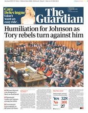 The Guardian () Newspaper Front Page for 4 September 2019