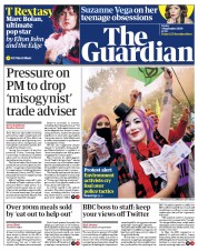 The Guardian () Newspaper Front Page for 4 September 2020