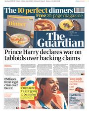 The Guardian () Newspaper Front Page for 5 October 2019