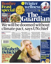 The Guardian () Newspaper Front Page for 5 November 2022