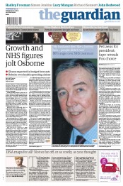 The Guardian () Newspaper Front Page for 5 December 2012