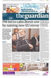 The Guardian () Newspaper Front Page for 5 January 2017