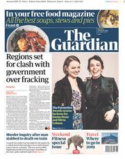 The Guardian () Newspaper Front Page for 5 January 2019