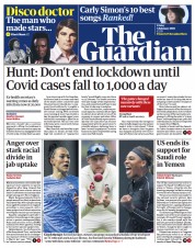 The Guardian () Newspaper Front Page for 5 February 2021