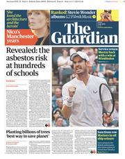 The Guardian () Newspaper Front Page for 5 July 2019