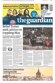 The Guardian () Newspaper Front Page for 6 October 2017