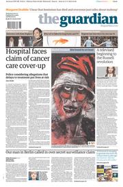 The Guardian () Newspaper Front Page for 6 November 2013