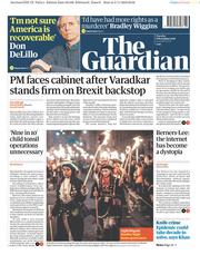 The Guardian () Newspaper Front Page for 6 November 2018