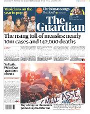 The Guardian () Newspaper Front Page for 6 December 2019