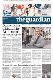The Guardian () Newspaper Front Page for 6 January 2017