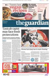 The Guardian () Newspaper Front Page for 6 January 2018