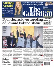 The Guardian () Newspaper Front Page for 6 January 2022