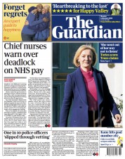 The Guardian () Newspaper Front Page for 6 February 2023