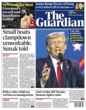 The Guardian () Newspaper Front Page for 6 March 2023
