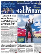 The Guardian () Newspaper Front Page for 6 May 2021
