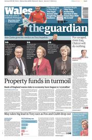 The Guardian () Newspaper Front Page for 6 July 2016