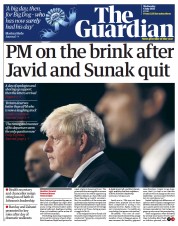 The Guardian () Newspaper Front Page for 6 July 2022