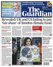 The Guardian () Newspaper Front Page for 7 November 2022